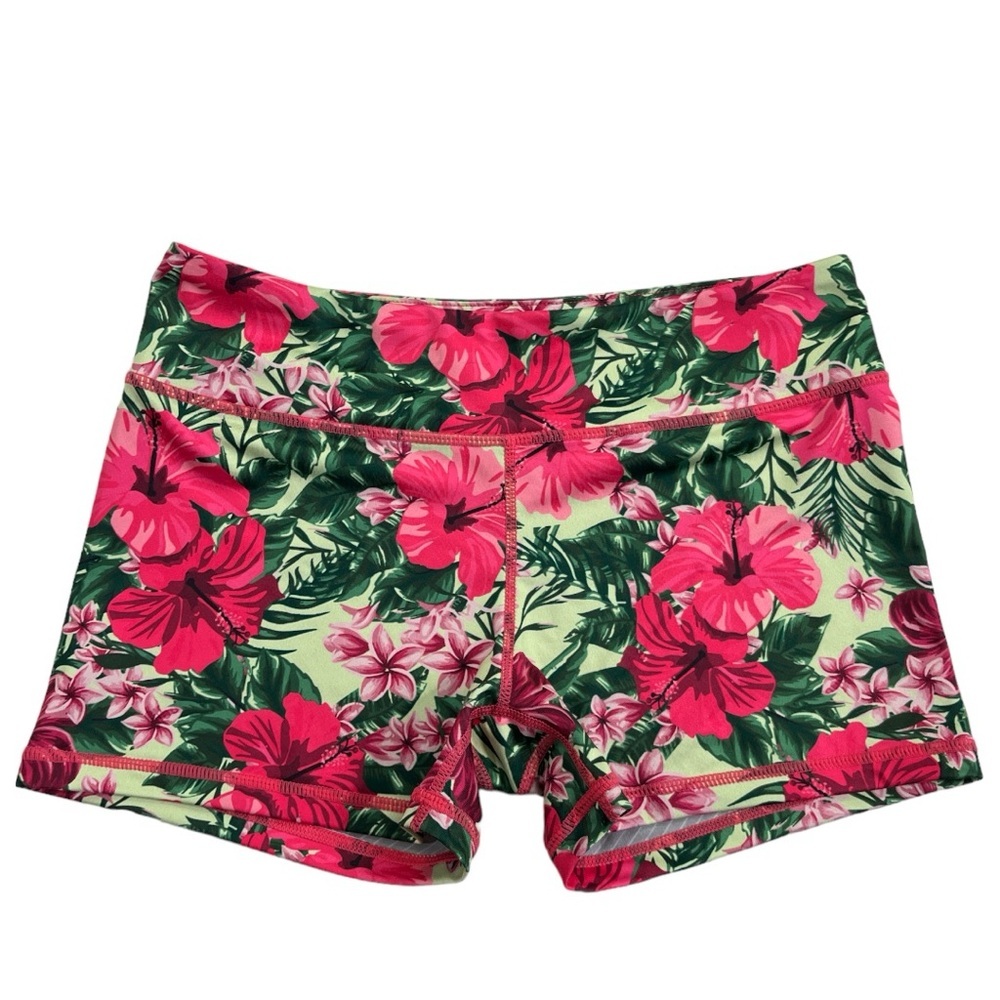 IAB 3” No-Ride Athletic Shorts size 8 Medium in Floral - Picture 2 of 5
